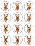 Yorkshire Terrier Edible Icing Cake Topper 01