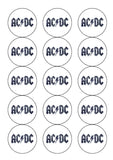AC/DC 01 Edible Icing Cake Topper or Ribbon