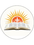 Bible Edible Icing Cake Topper 01