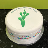 Cactus plant Edible Icing Cake Topper