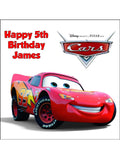 Cars Edible Icing Cake Topper or Ribbon - Lightning McQueen