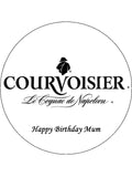 Courvoisier Logo Edible Icing Cake Topper
