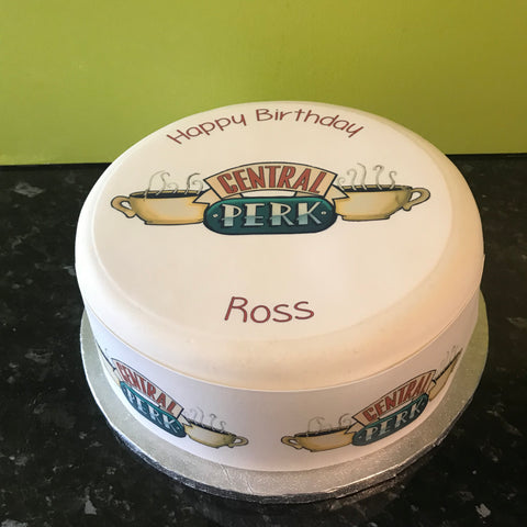 Friends Central Perk Edible Icing Cake Topper