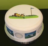 Golf Edible Icing Cake Topper 02