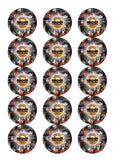 Guns n Roses Edible Icing Cake Topper 02