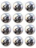 Honda CBR Motorbike Edible Icing Cake Topper 01