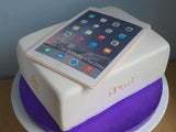 iPad Edible Icing Cake Topper - White