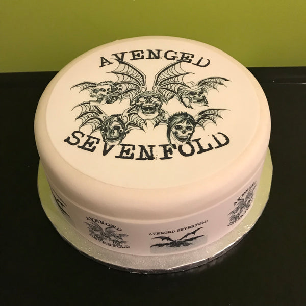 Avenged Sevenfold Edible Icing Cake Topper