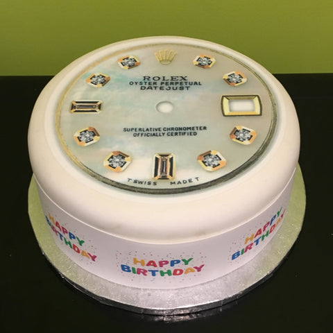 Watch Face 02 Edible Icing Cake Topper