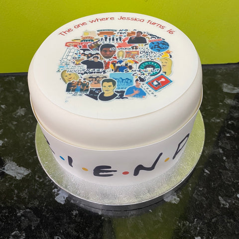 Friends (TV Show) Edible Icing Cake Topper 04
