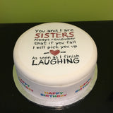 Sister Edible Icing Cake Topper 04