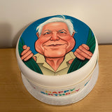David Attenborough Edible Icing Cake Topper 05