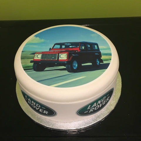 Land Rover 04 Edible Icing Cake Topper