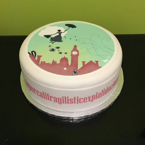 Mary Poppins Edible Icing Cake Topper 03