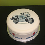 Suzuki Hayabusa Motorbike Edible Icing Cake Topper