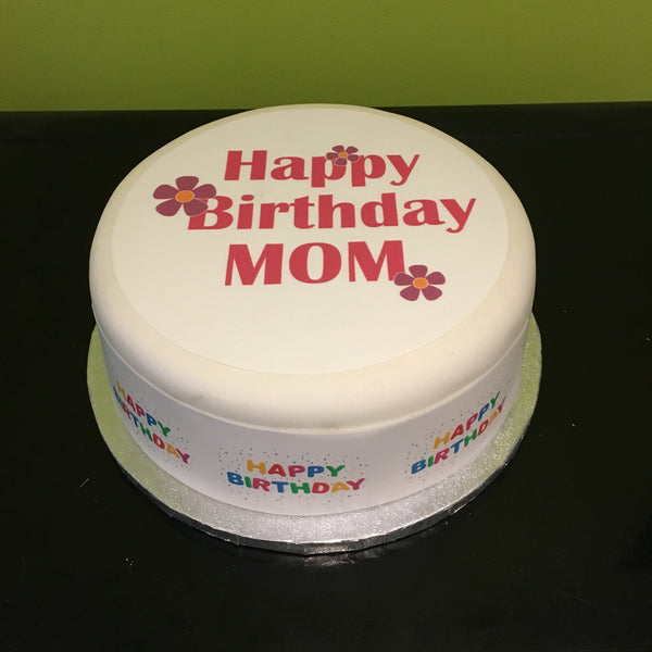 Mom Edible Icing Cake Topper 01
