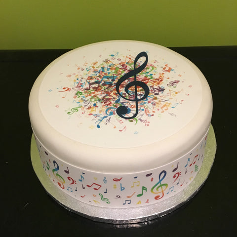 Music Notes 04 Edible Icing Cake Topper