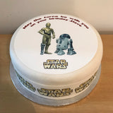 Star Wars Edible Icing Cake Topper 09 - R2-D2 & C-3PO