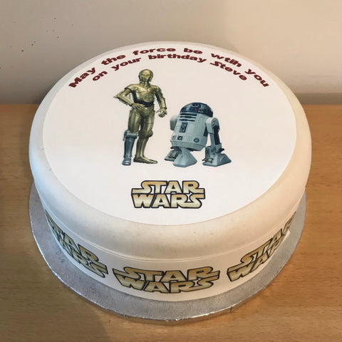 Star Wars 04 Edible Icing Cake Topper - R2-D2 & C-3PO