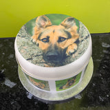 German Shepherd Dog Edible Icing Cake Topper - Alsation 01