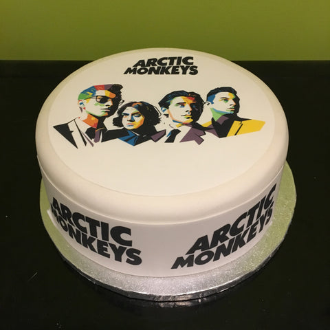 Arctic Monkeys 01 Edible Icing Cake Topper or Ribbon
