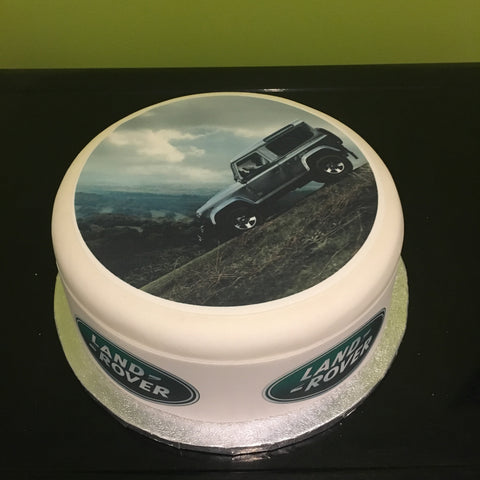 Land Rover 02 Edible Icing Cake Topper