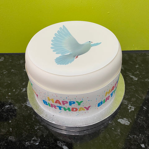 Dove Edible Icing Cake Topper