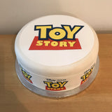 Toy Story Logo Edible Icing Cake Topper