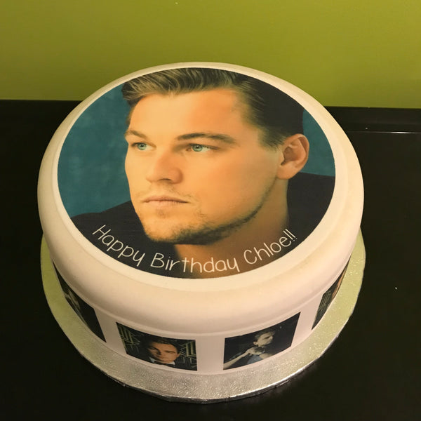 Leonardo DiCaprio 03 Edible Icing Cake Topper