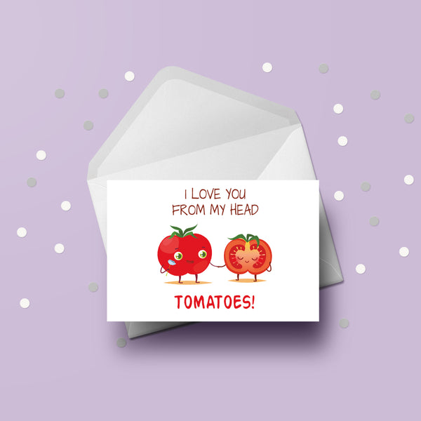 Anniversary Card 15 - Funny Love you to my toes