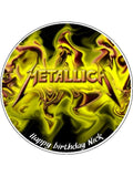 Metallica Edible Icing Cake Topper 01