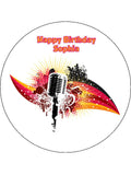 Sing Singing Edible Icing Cake Topper 03
