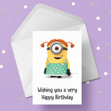 Minions Birthday Card 02