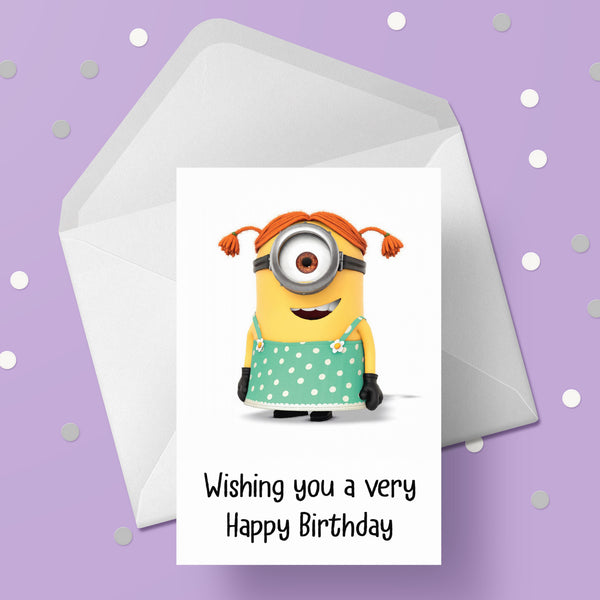 Minions Birthday Card 02