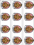 Bodybuilding 04 Edible Icing Cake Topper or Ribbon - Bodybuilder