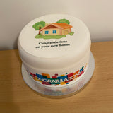 New Home Edible Icing Cake Topper 01