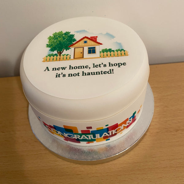 New Home Edible Icing Cake Topper 02