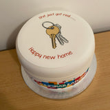 New Home Edible Icing Cake Topper 04