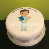 Nurse Edible Icing Cake Topper 05