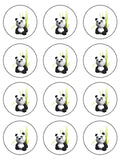 Panda Bear Edible Icing Cake Topper 01