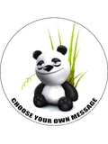 Panda Bear Edible Icing Cake Topper 01
