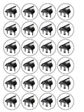 Piano Edible Icing Cake Topper 01