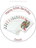 Playing Cards Edible Icing Cake Topper 03