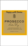 Prosecco Label Edible Icing Topper 01