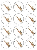 Sax Saxophone Edible Icing Cake Topper 01