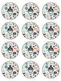 Science Theme Edible Icing Cake Topper 02