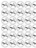 Hairdressing Edible Icing Cake Topper 01