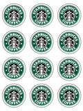 Starbucks Coffee Logo Edible Icing Cake Topper