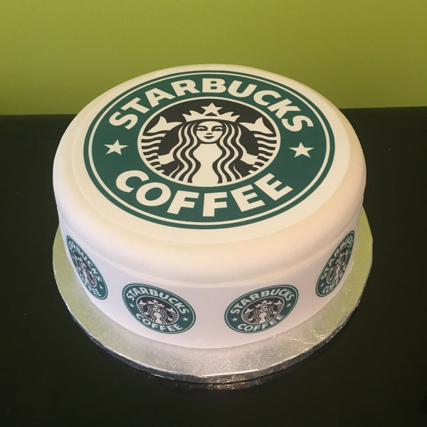 Starbucks Coffee Logo Edible Icing Cake Topper