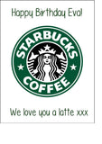 Starbucks Coffee Logo Edible Icing Cake Topper